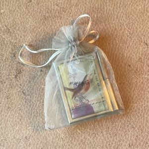 Fringe Studio Mini Notebook with Pen- Floral Bird